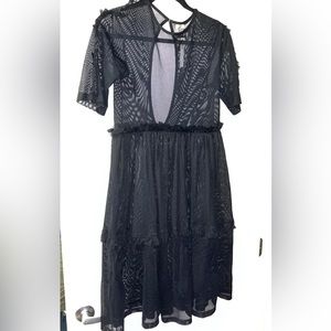 Sheer cover up dress